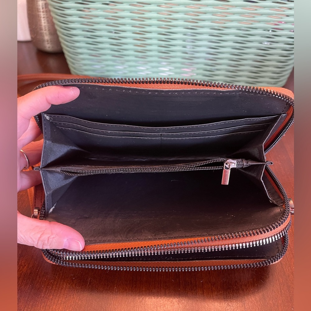 NWOT Faux Leather Crossbody - Picture 6 of 14